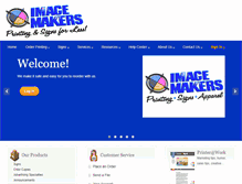 Tablet Screenshot of imagemakersprinting.com